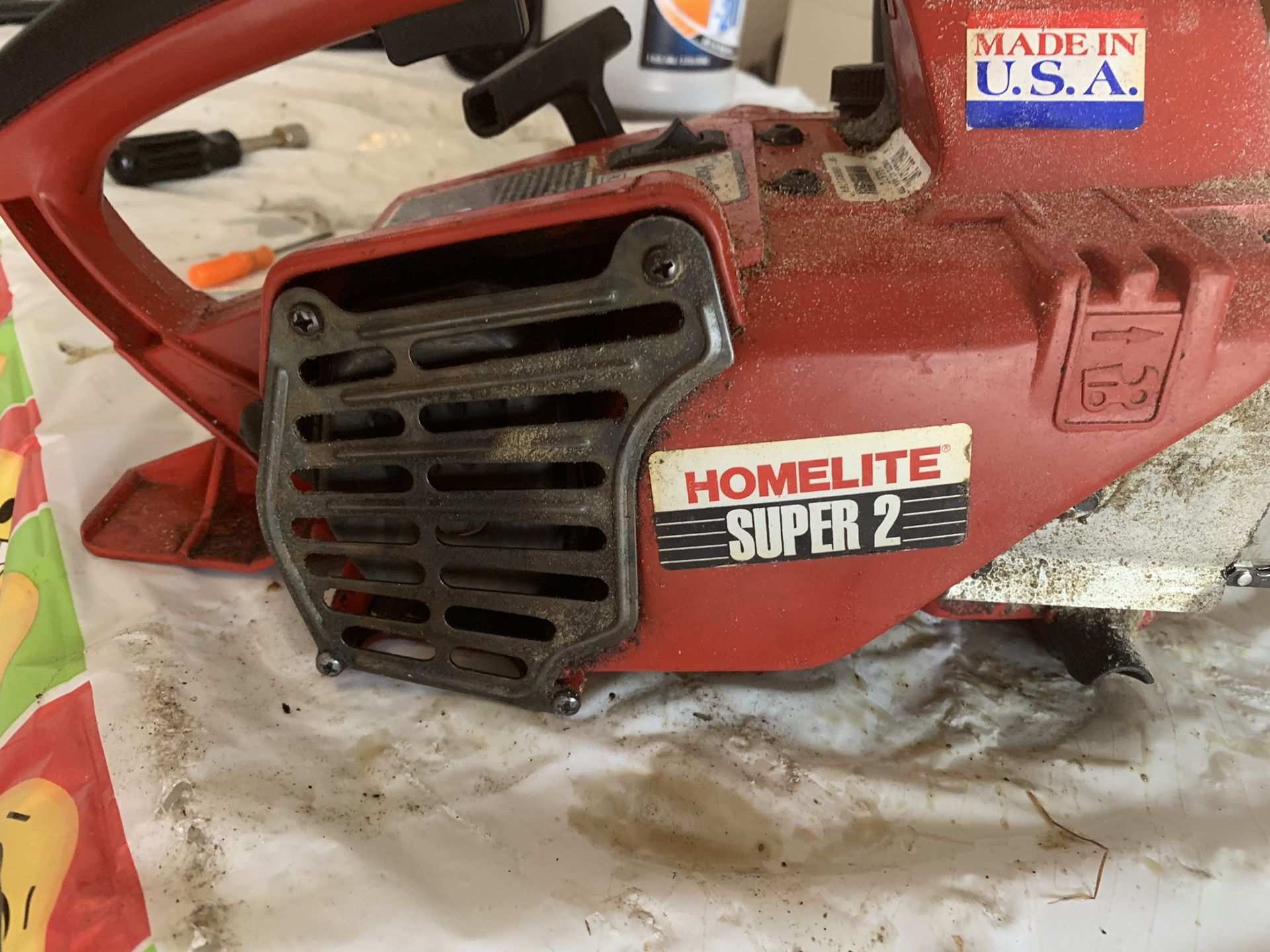 FREE. Homelite Super 2 16” Chain Saw