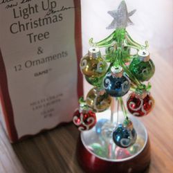 RBG LED Christmas Tree Decoration With Ornaments (Battery Powered)
