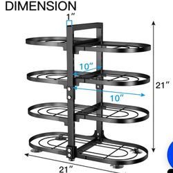 8-Tier Adjustable Pot Holder 