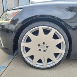 22" New Staggerd MRR HR3 Wheels & New Tires For LEXUS LS(contact info removed)