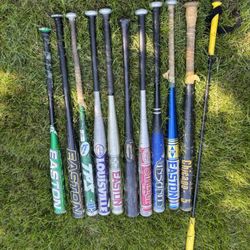 Baseball And Softball Bats And Batting Stick