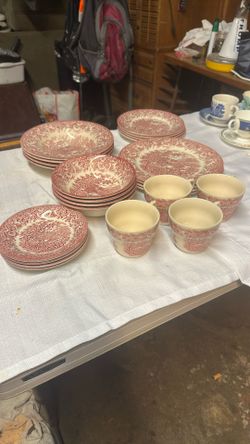 Made In England China Dish Set