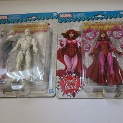Hasbro Marvel Legends Retro Vision West Coast And  The West Coast Avengers Scarlet Witch Marvel legends Retro Collection