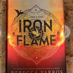 Iron Flame By Rebecca Yarros US First Printing Sprayed Edges LIMITED EDITION