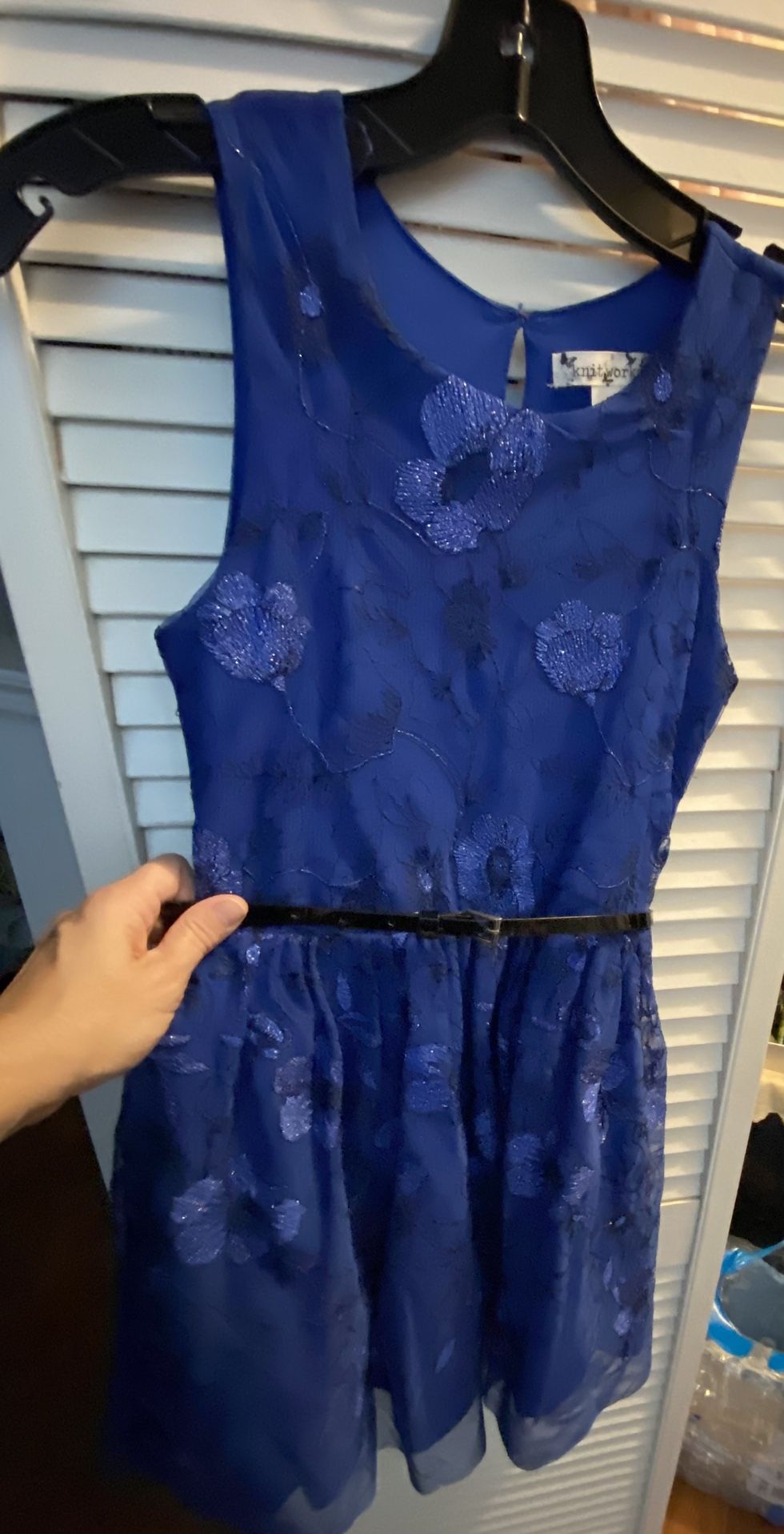Royal Blue Girl Dress Size 10