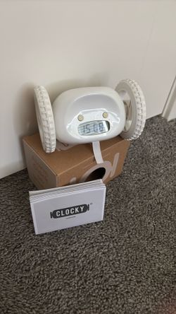 Clocky Rolling Alarm Clock for Heavy Sleepers