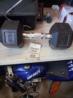 New  True Grit 25lb dumbell