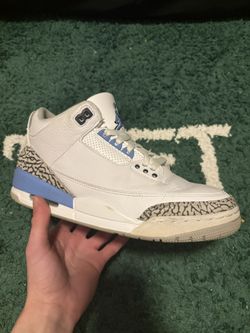 Jordan 3 Retro “UNC” (2020) Size 7.5 Men’s Used Original Box