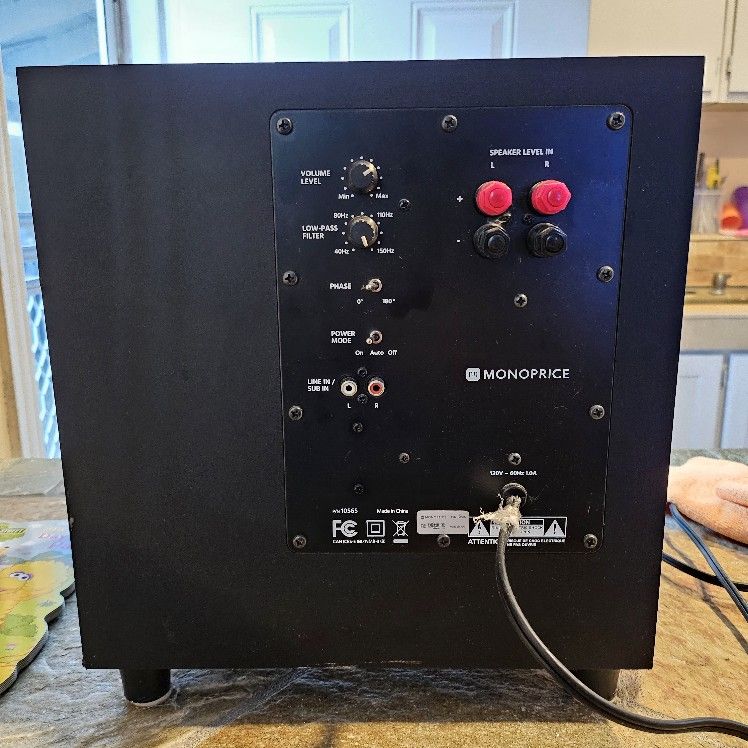 Monoprice 8inch Subwoof