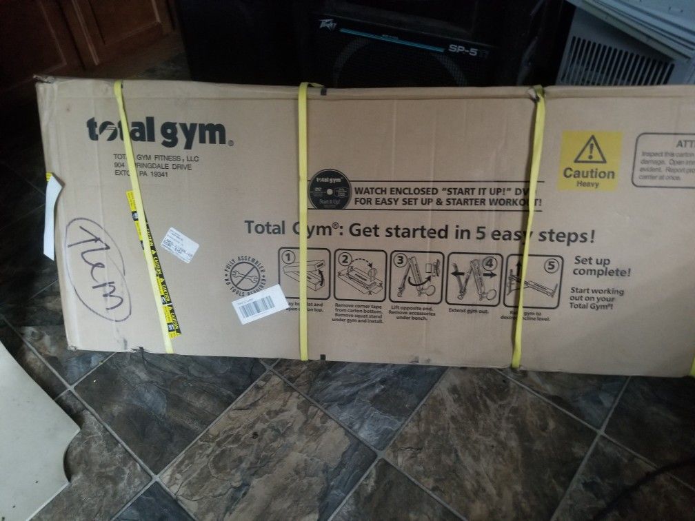 Total gym machine brand new in the Box