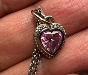 Authentic Pandora Heart Necklace Pendant