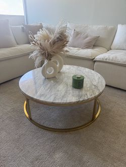 Marble Top Coffee Table