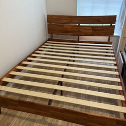 Queen Size Bed frame . Only A Year Old 