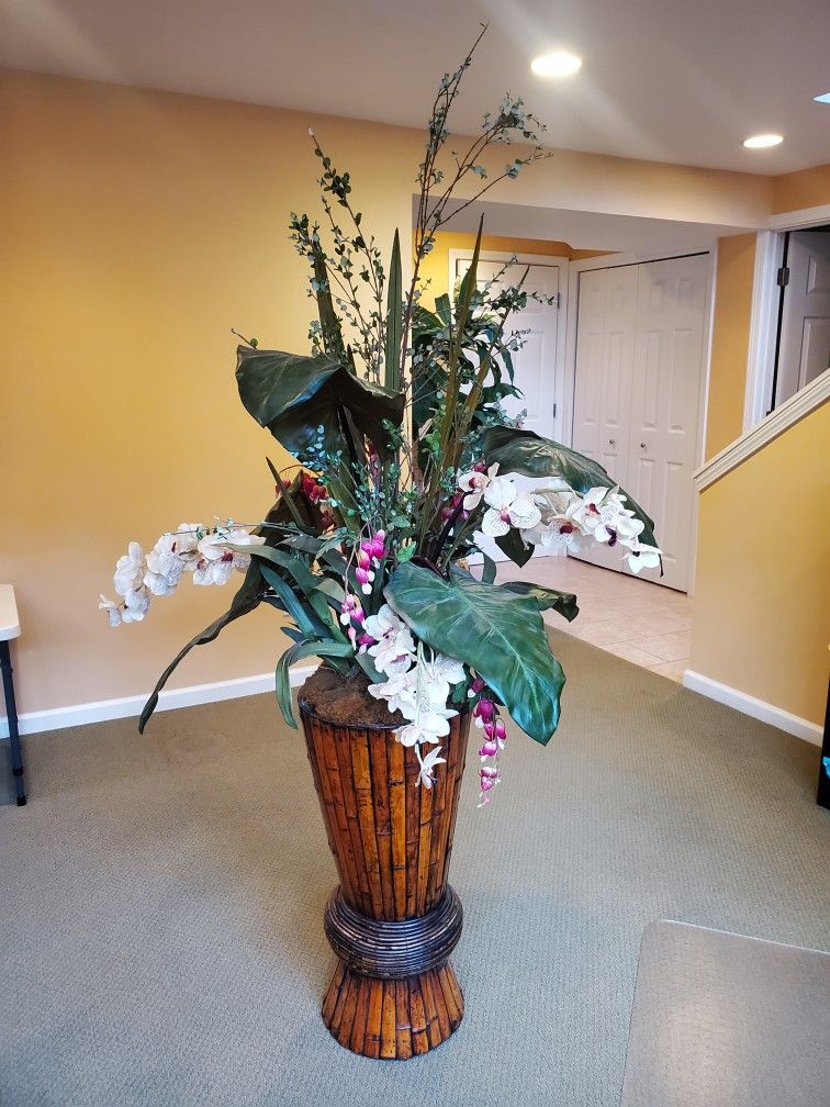 Fake Floral Plant Decoration For Home 6'