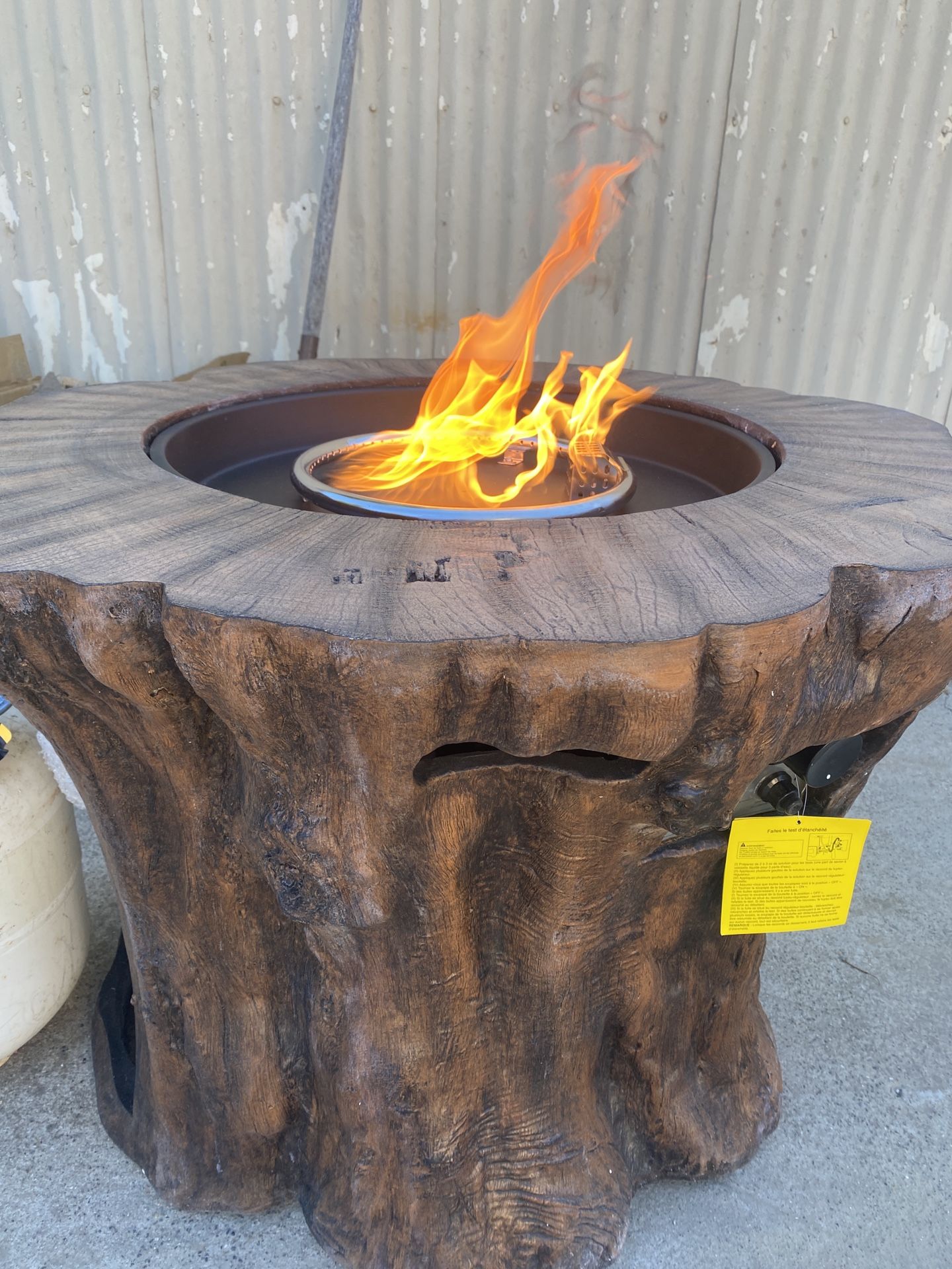 New Unused SUNBEAM Propane Pioneer Concrete FIRE PIT