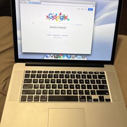 Apple MacBook Pro 15” silver (mid-2012)