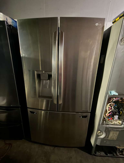 LG French Door Fridge – Stainless, Ice & Water, Bottom Freezer
