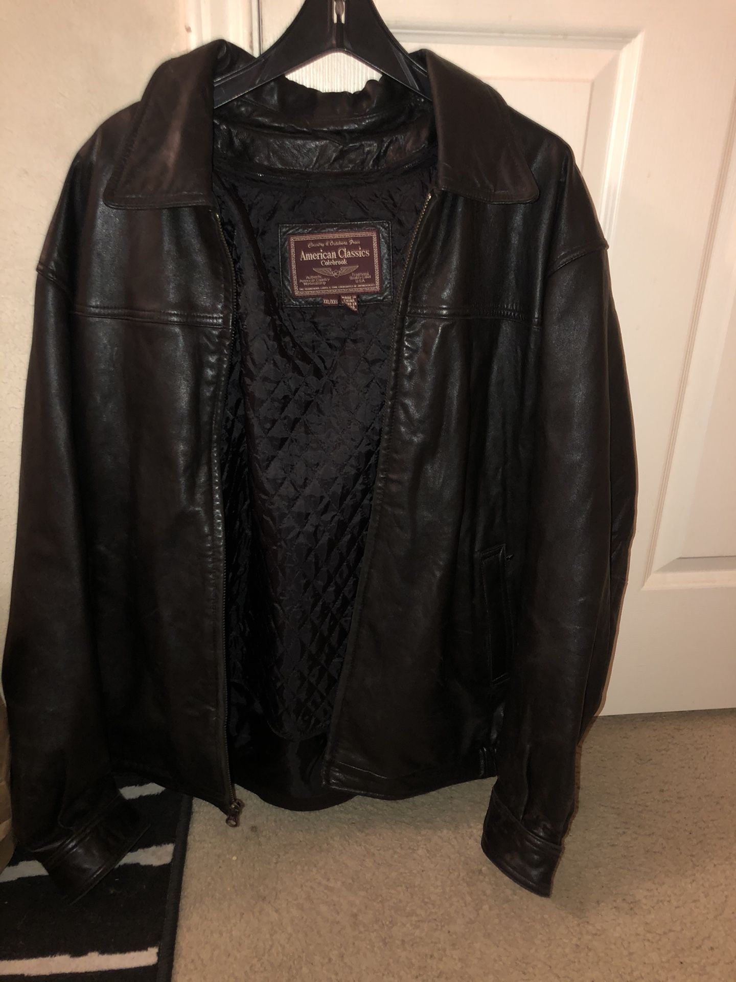 Vintage American Classics Leather Jacket for Sale in SIENNA