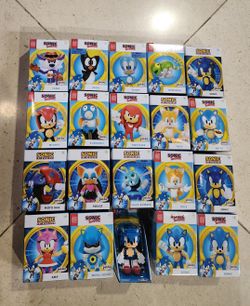 JAKKS Sonic The Hedgehog 2.5" Figures Lot of 20 NIB