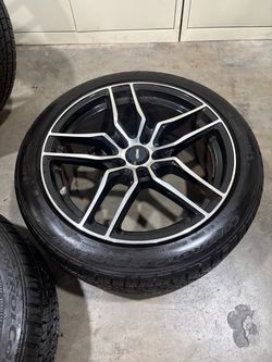 4 König rims + 4 Continental tires at ~90% tread- all weather wheels $680 OBO