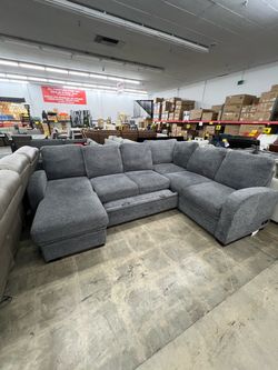 Coddle Aria Sleeper Sectional With Chaise Storage