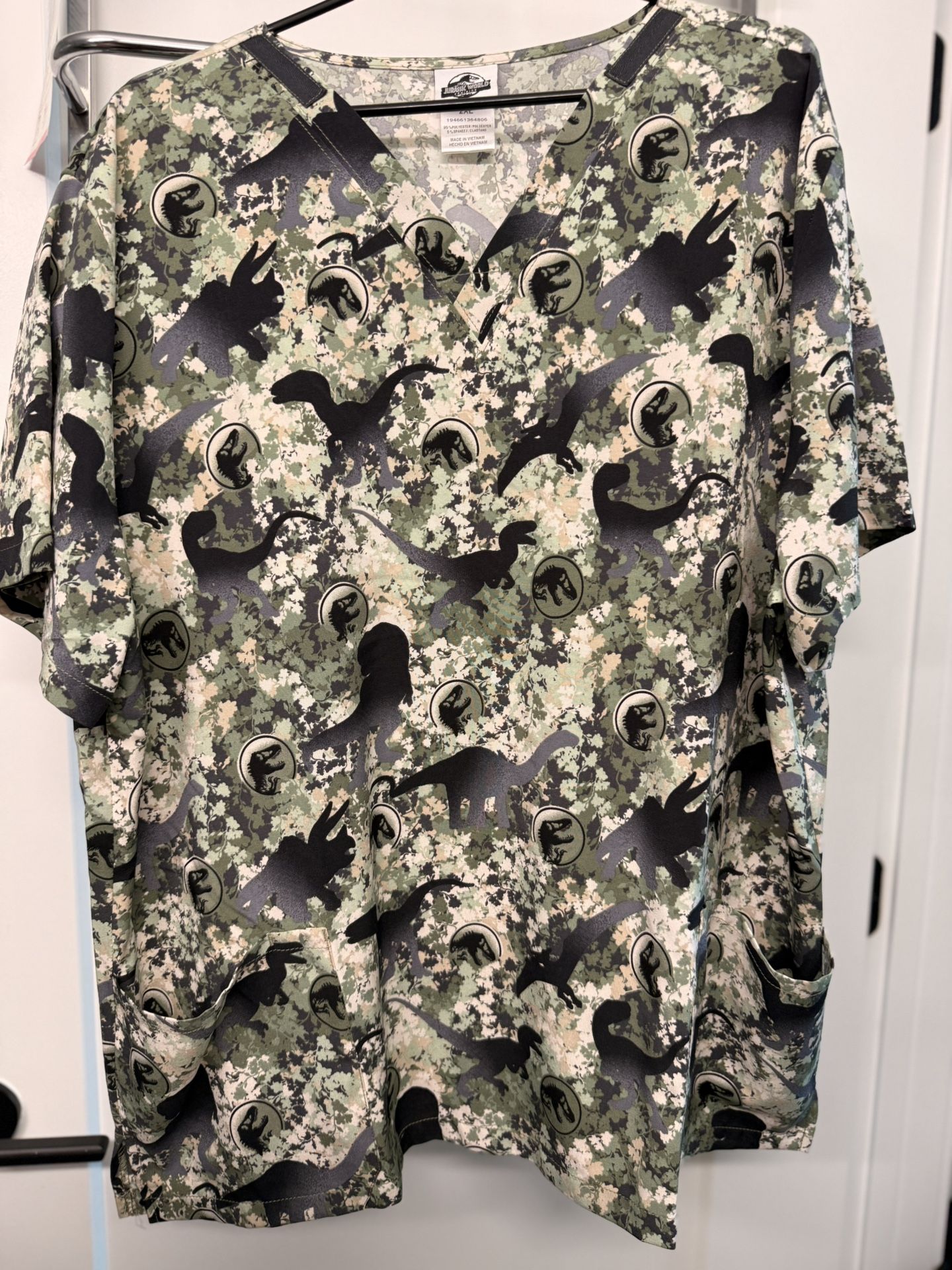 Jurassic World Scrub Top Unisex
