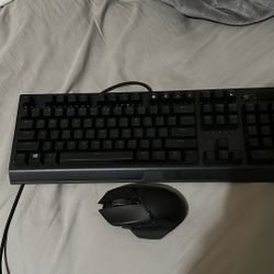 Razer Black widow V3 Keyboard And Basilisk V3 Hyper Speed 