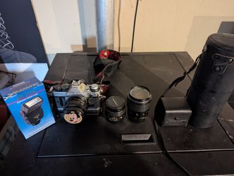 Vintage Camera An Lens 