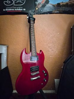 Local meet today Epiphone SG Electric Guitar Red firm
