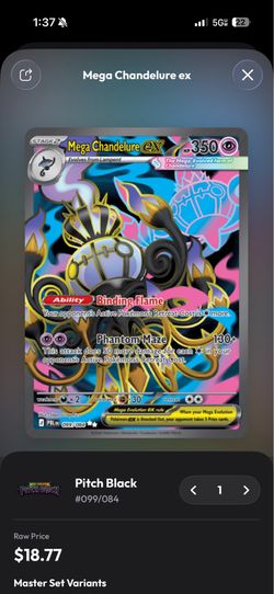 Pokemon cards pitch black
