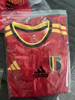Belgium Soccer Jersey Mens Size L