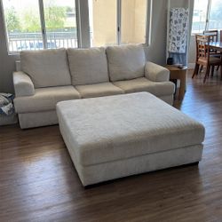 Karinne Sofa With Ottoman 
