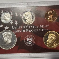 2000 S. Partial Silver Proof Set