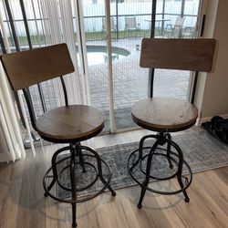 Set Of 4 Bar Stool Pub Table Stools 