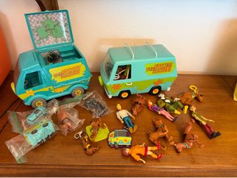 LOT Scooby Doo Mystery Machine Toys Figures ALL FOR