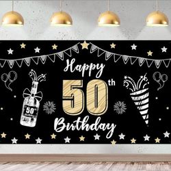 50th Birthday Banner 