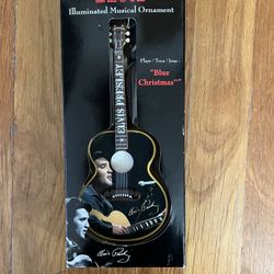 Elvis Presley Singing Ornament (Blue Christmas)