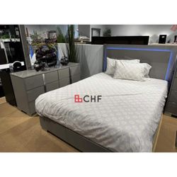 LED Headboard Queen  / Eastern King Size Bed Frame  - Tax Season Sale 