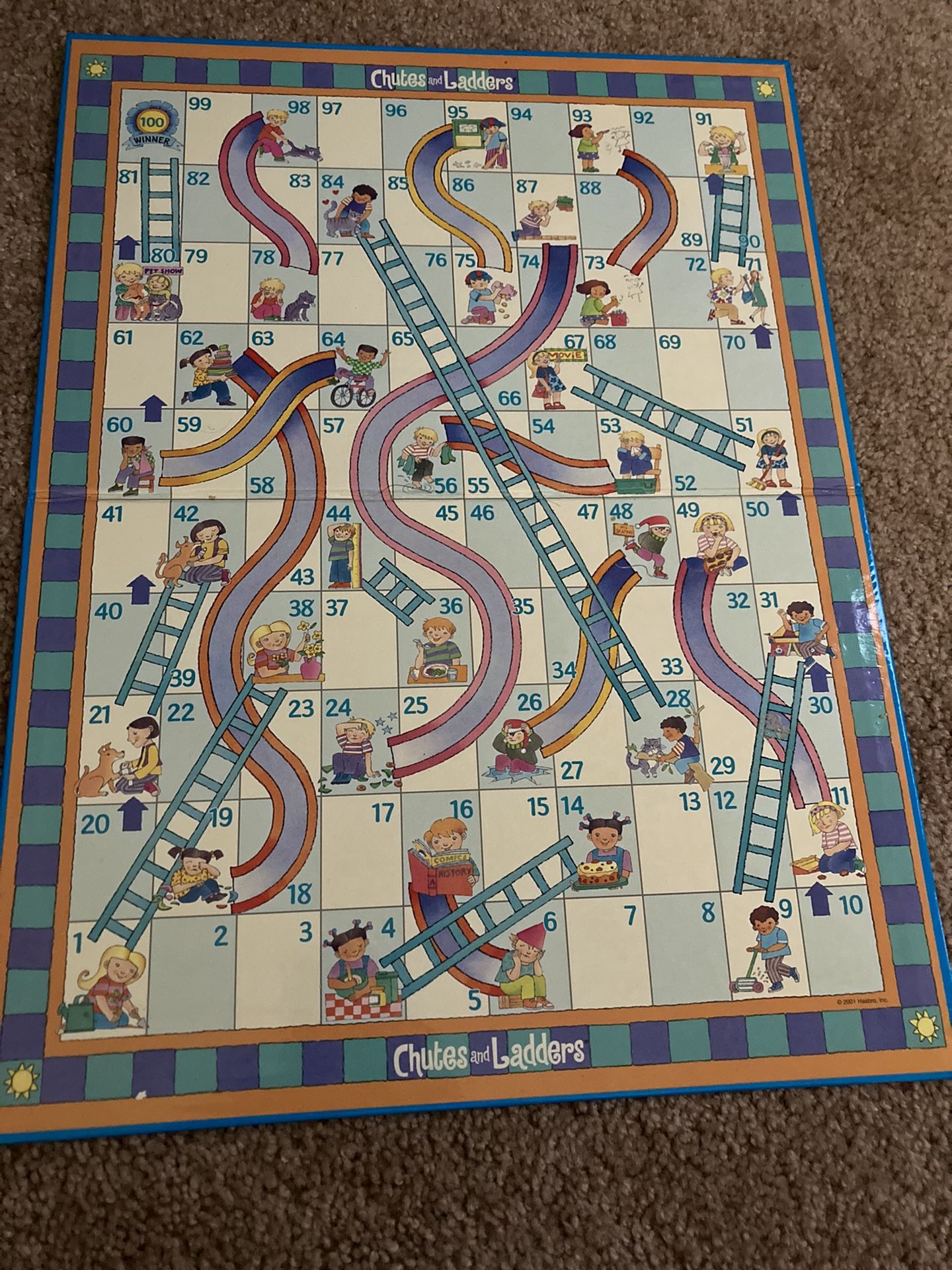 Set of 3 board games with instruction manual