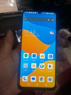 Android Smartphone with Dewdrop Notch Display