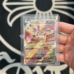 Pokemon Sword and Shield Evolving Skies Sylveon V Alternate Alt Full Art Ultra Rare 184/203 card