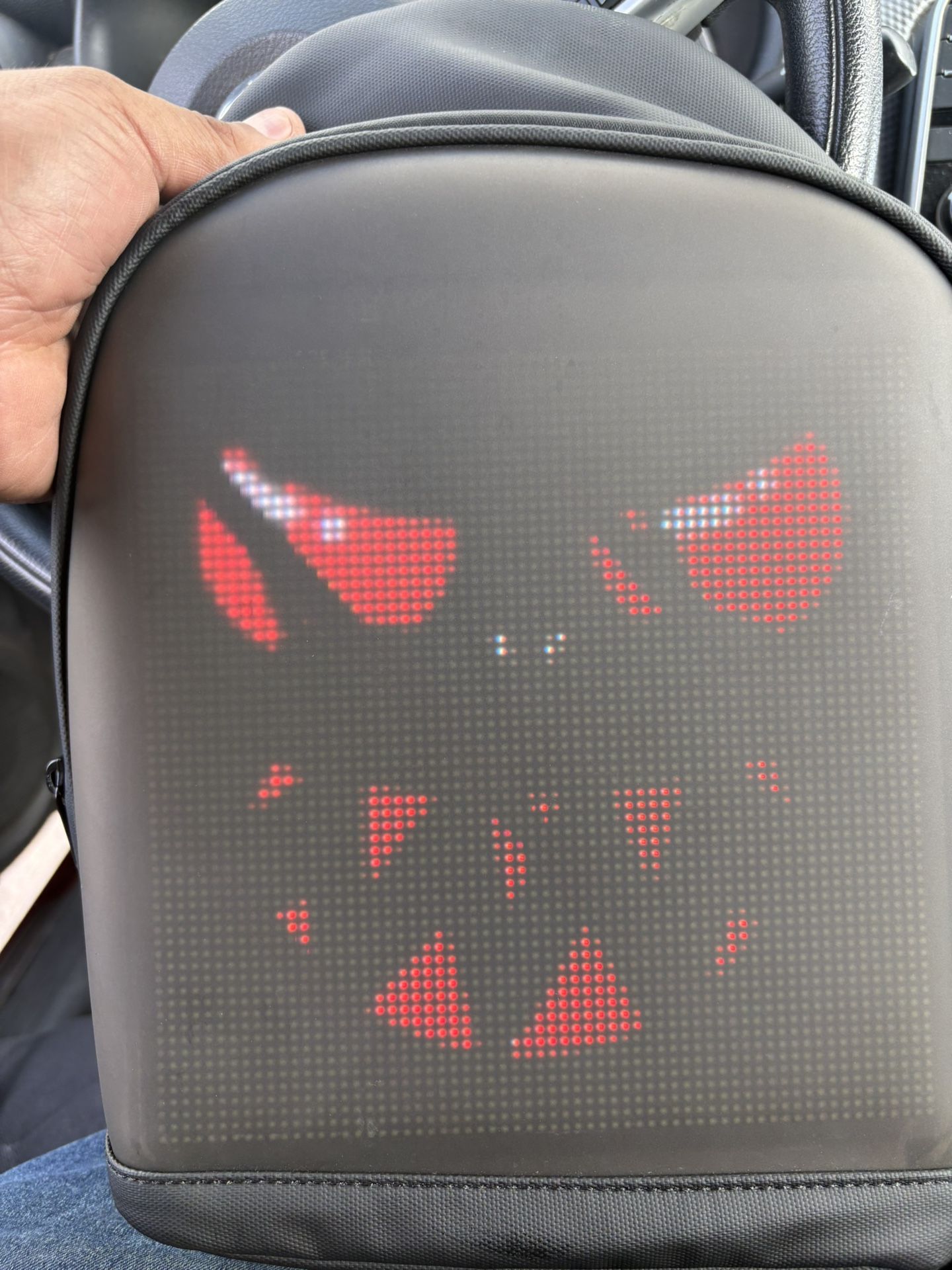 LED Backpack With  App Control, Cool DIY Pixel Art Animation 