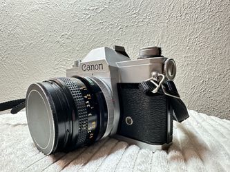 Canon TLb 35mm Film Camera with Lenses