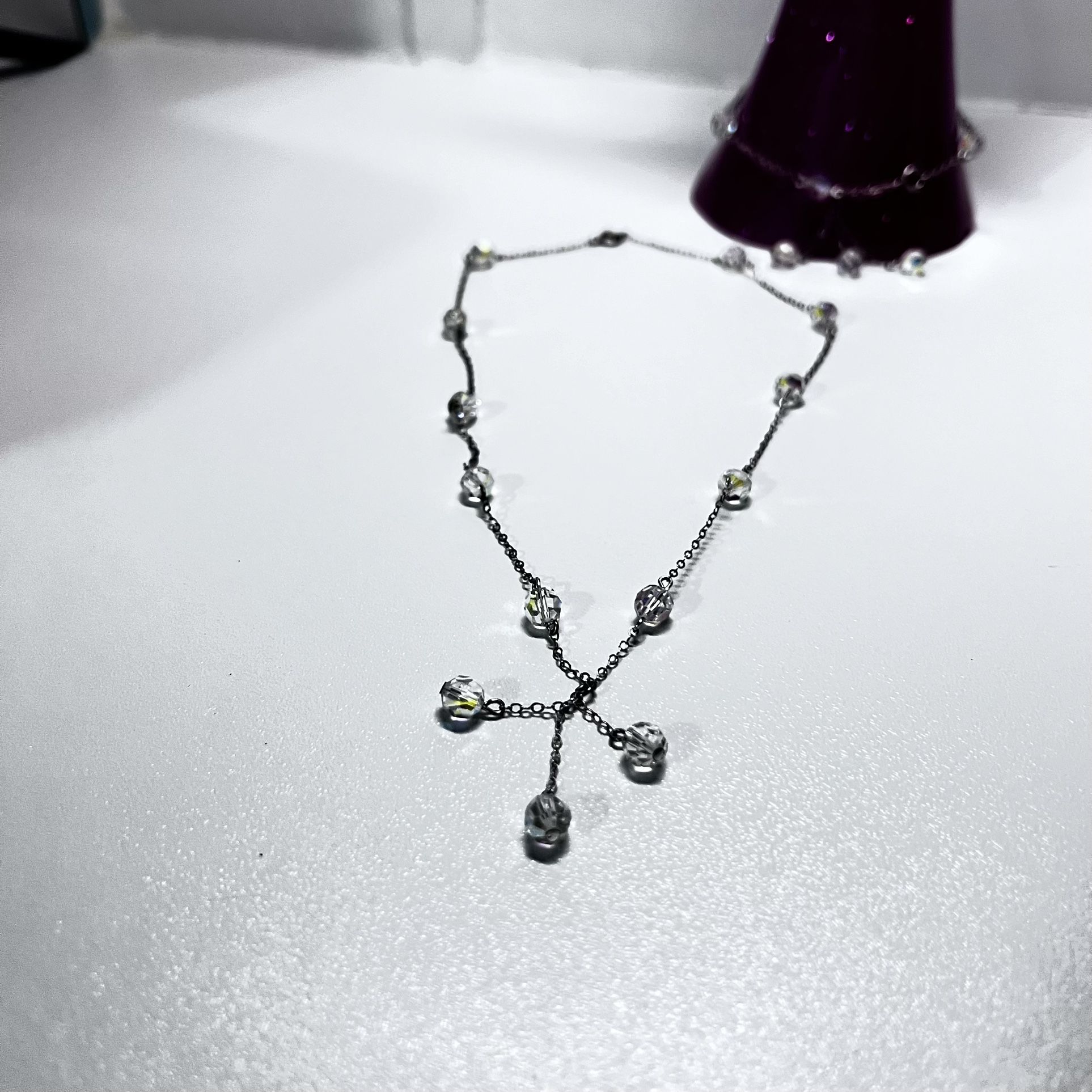 Necklace Crystal 925 - 15” Bracelet Crystal 925 - 7”