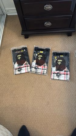 Bape Burberry tees