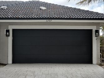 New Modern Garage Door 16x7 – 2-Car, Insulated + FREE Install