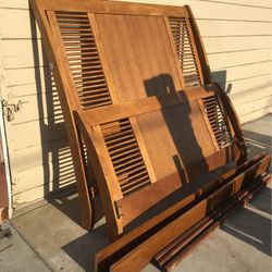 Cama Queen Size De Madera