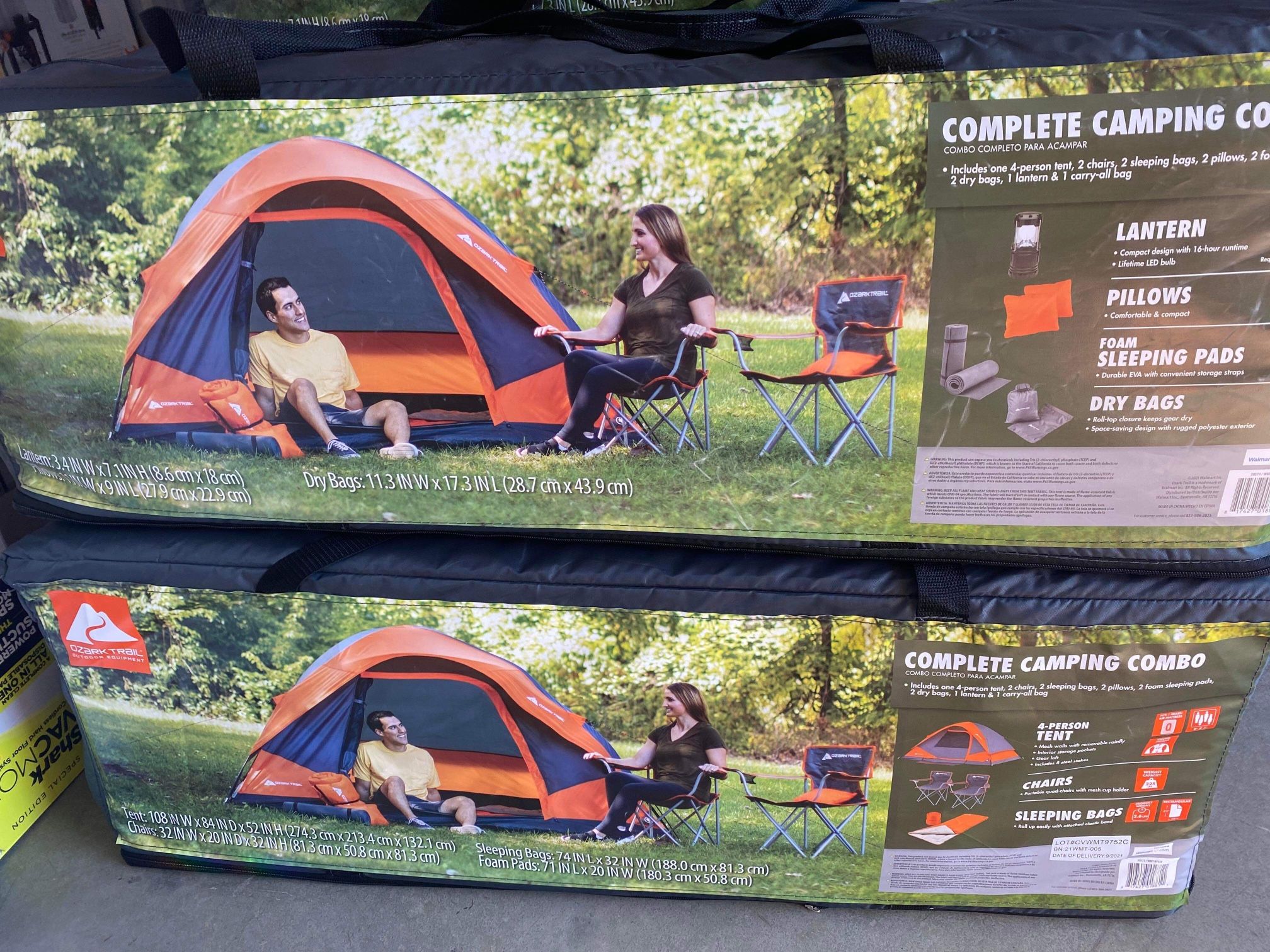 Brand New Brand new Ozark Trail 22-Piece Camping Tent Combo