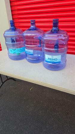 Water Bottles 3pcs 5 gallons