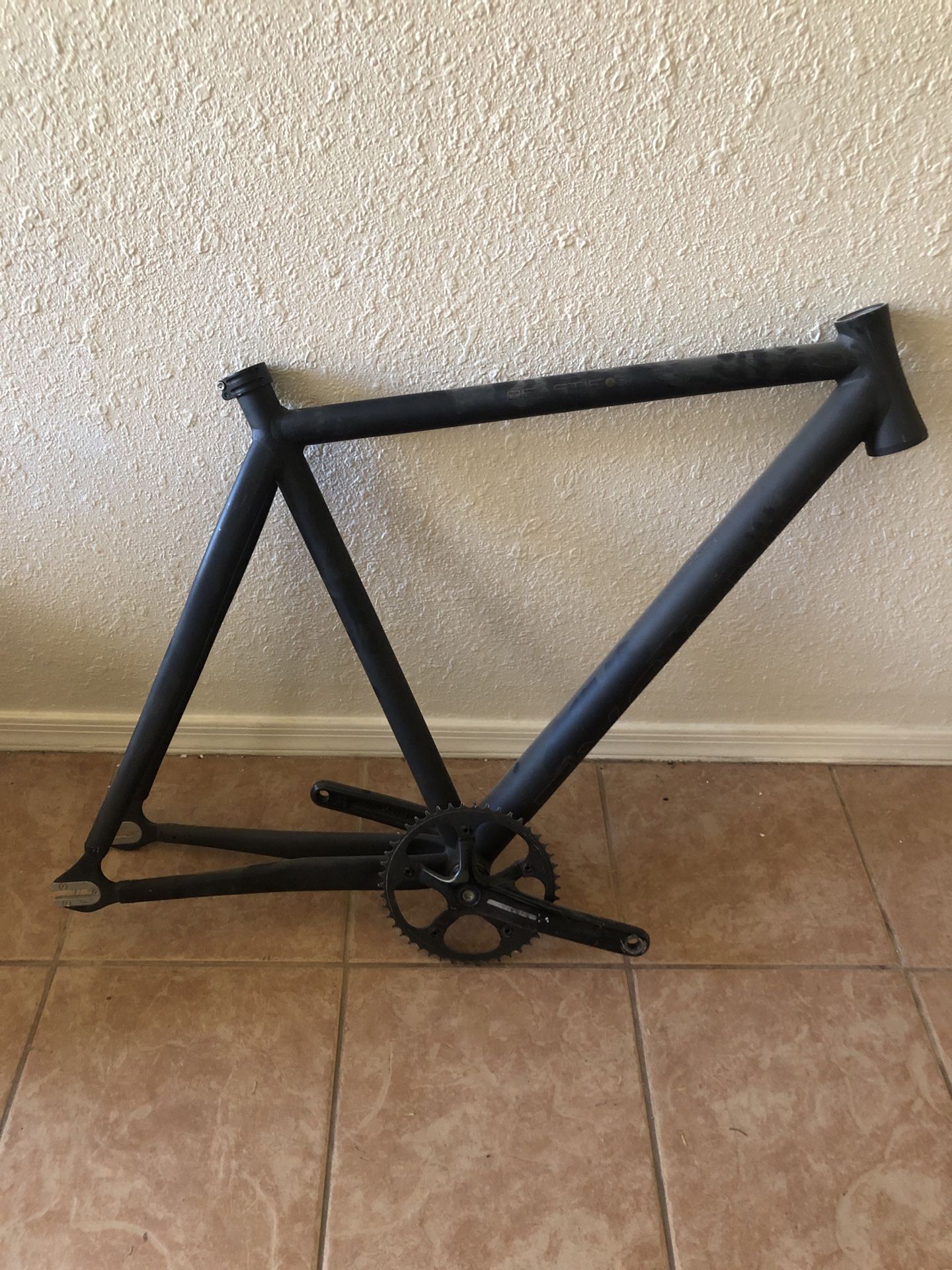 TYRANT Beastie 56cm Track Bike Fixed Gear Carbon Fork